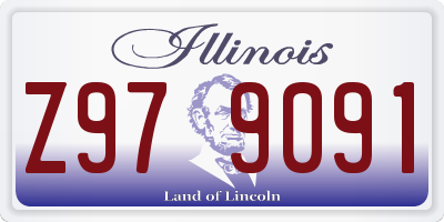 IL license plate Z979091