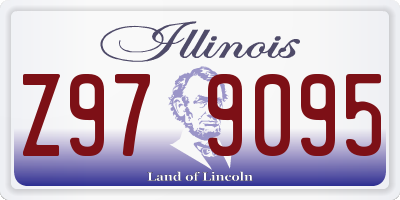 IL license plate Z979095