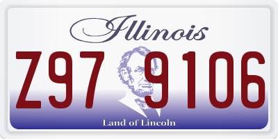 IL license plate Z979106