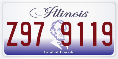 IL license plate Z979119