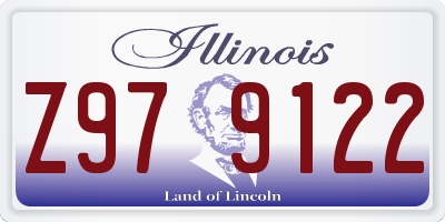 IL license plate Z979122
