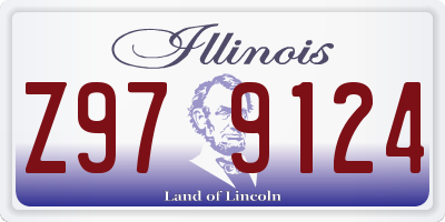 IL license plate Z979124