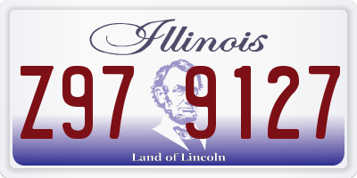 IL license plate Z979127