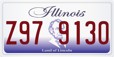 IL license plate Z979130