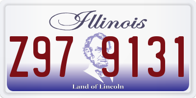 IL license plate Z979131