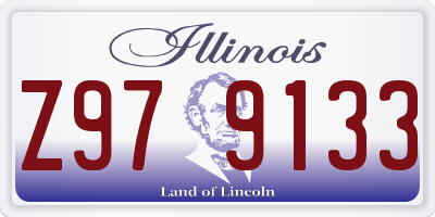 IL license plate Z979133