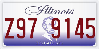 IL license plate Z979145