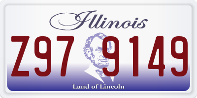 IL license plate Z979149