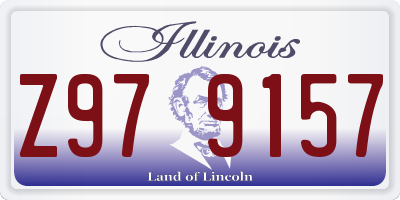 IL license plate Z979157