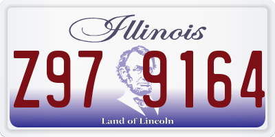 IL license plate Z979164