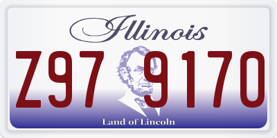 IL license plate Z979170