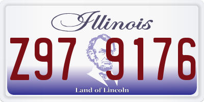 IL license plate Z979176