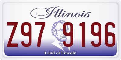 IL license plate Z979196