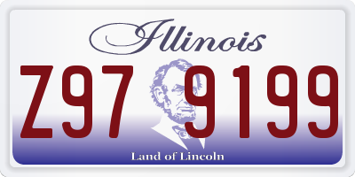 IL license plate Z979199