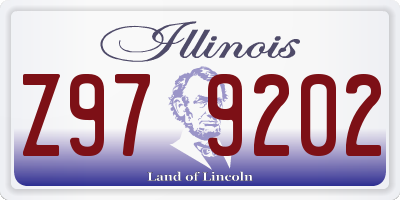 IL license plate Z979202
