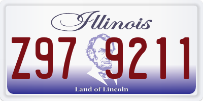 IL license plate Z979211