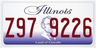 IL license plate Z979226