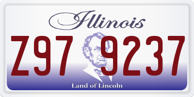 IL license plate Z979237