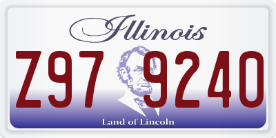 IL license plate Z979240