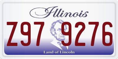 IL license plate Z979276