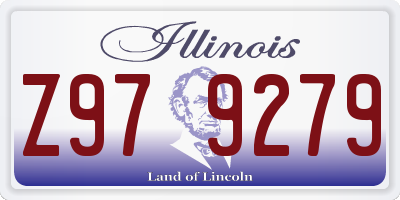 IL license plate Z979279