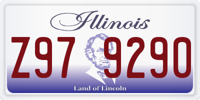 IL license plate Z979290