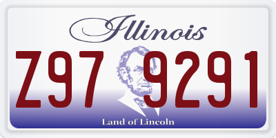 IL license plate Z979291