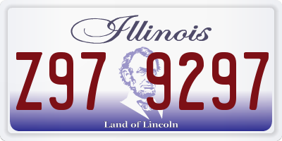 IL license plate Z979297