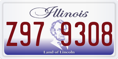IL license plate Z979308