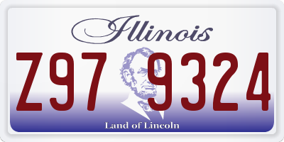 IL license plate Z979324