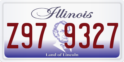 IL license plate Z979327