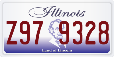 IL license plate Z979328