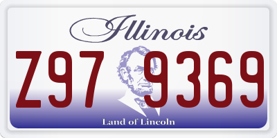 IL license plate Z979369