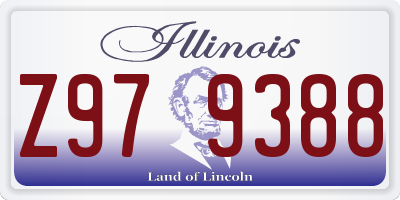 IL license plate Z979388