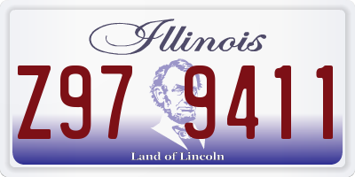 IL license plate Z979411