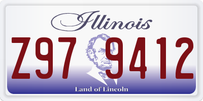 IL license plate Z979412