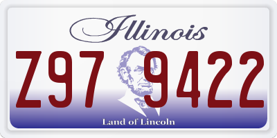 IL license plate Z979422
