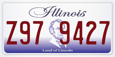 IL license plate Z979427