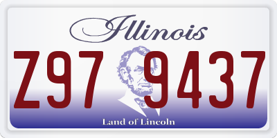 IL license plate Z979437