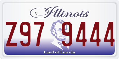IL license plate Z979444