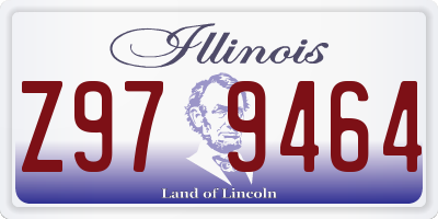 IL license plate Z979464
