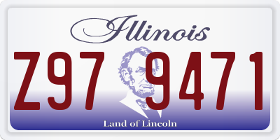 IL license plate Z979471
