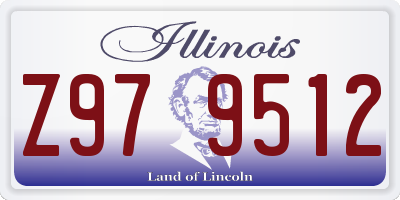 IL license plate Z979512