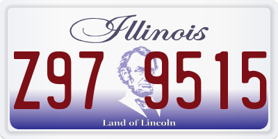 IL license plate Z979515
