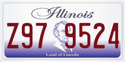 IL license plate Z979524
