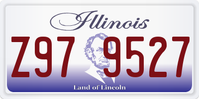 IL license plate Z979527