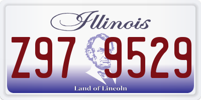IL license plate Z979529
