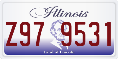 IL license plate Z979531