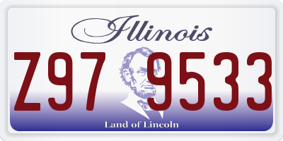 IL license plate Z979533
