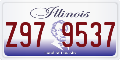 IL license plate Z979537